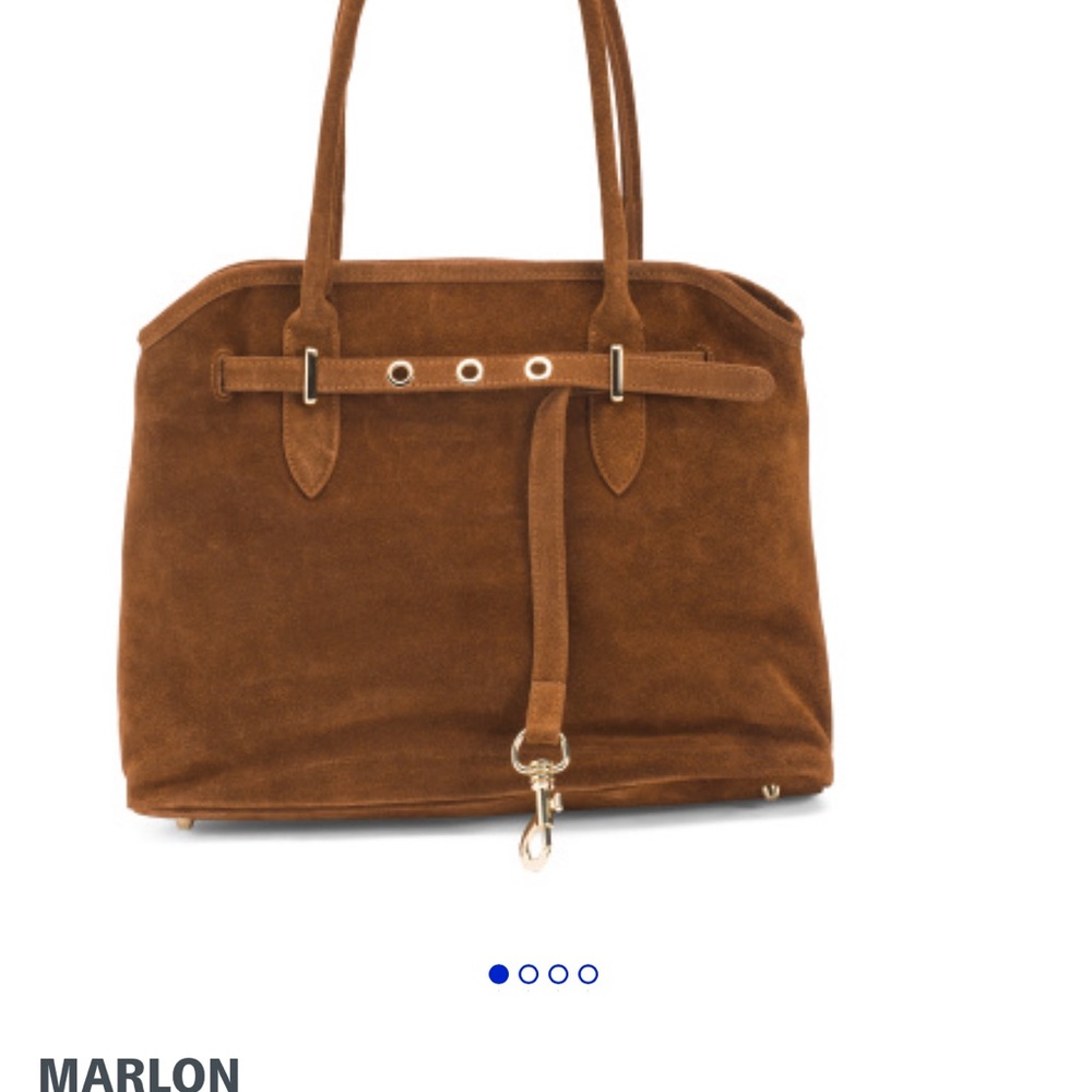Viral Tik Tok Marlon Brown Suede Women's Bag